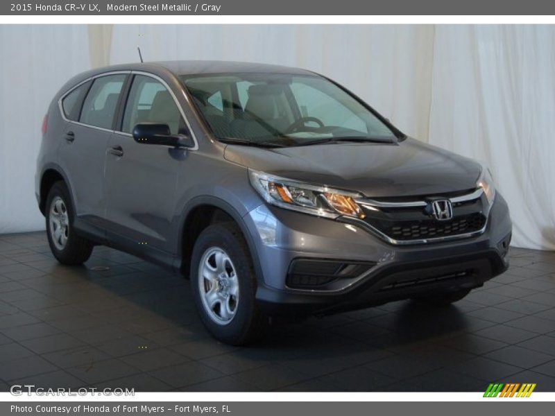 Modern Steel Metallic / Gray 2015 Honda CR-V LX