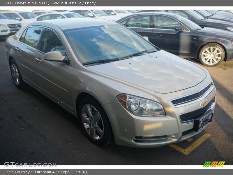 Gold Mist Metallic / Ebony 2012 Chevrolet Malibu LT