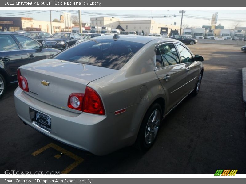 Gold Mist Metallic / Ebony 2012 Chevrolet Malibu LT