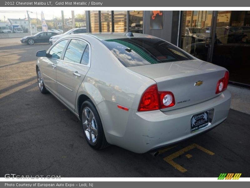 Gold Mist Metallic / Ebony 2012 Chevrolet Malibu LT