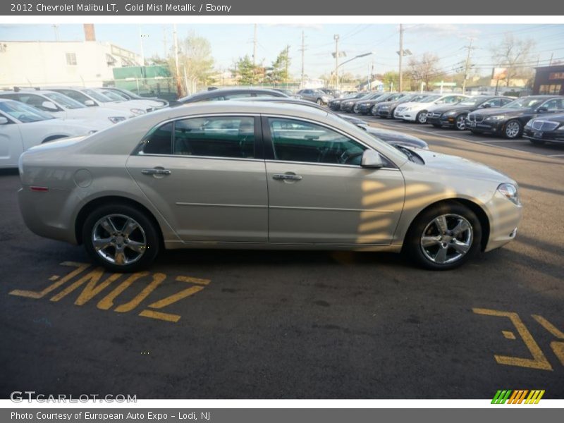 Gold Mist Metallic / Ebony 2012 Chevrolet Malibu LT
