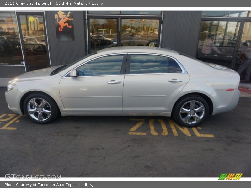 Gold Mist Metallic / Ebony 2012 Chevrolet Malibu LT