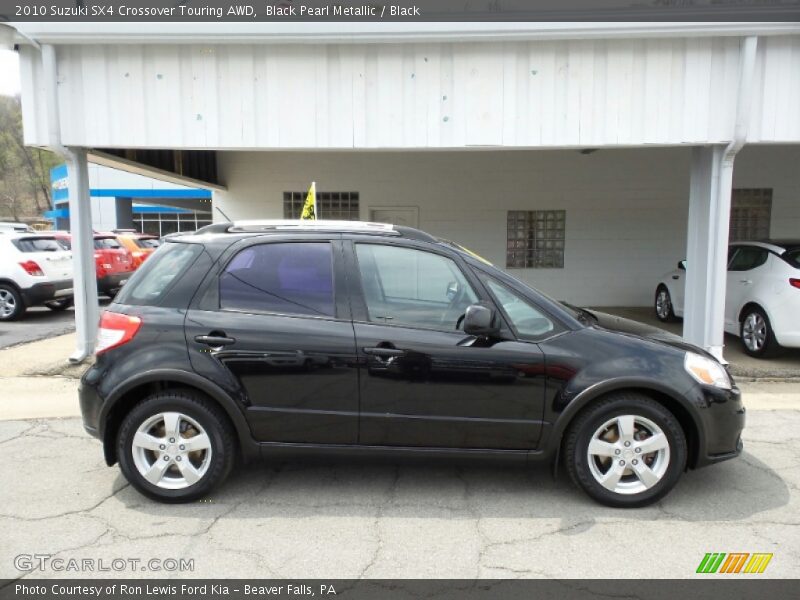 Black Pearl Metallic / Black 2010 Suzuki SX4 Crossover Touring AWD