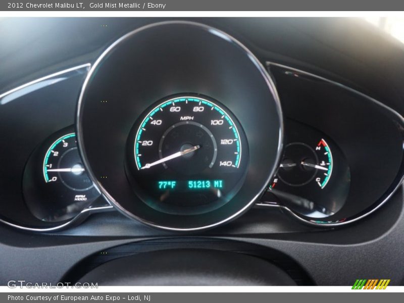 Gold Mist Metallic / Ebony 2012 Chevrolet Malibu LT
