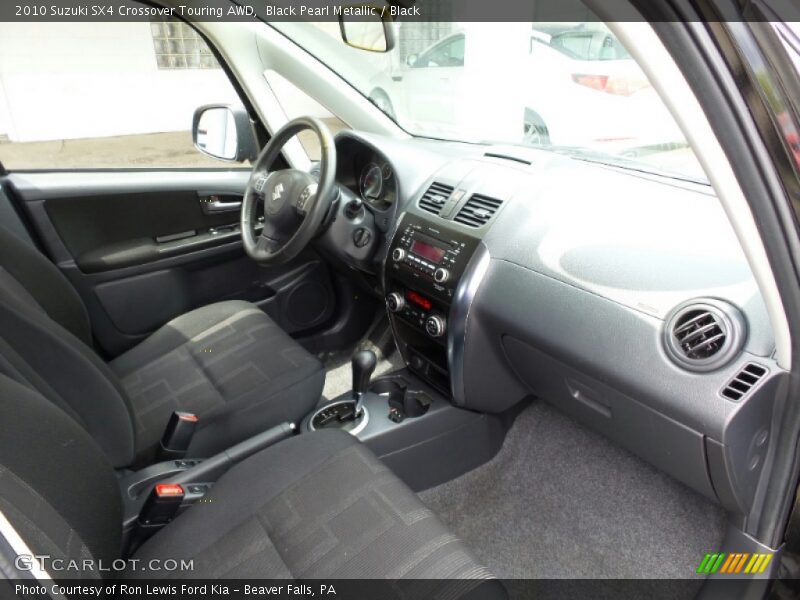 Black Pearl Metallic / Black 2010 Suzuki SX4 Crossover Touring AWD