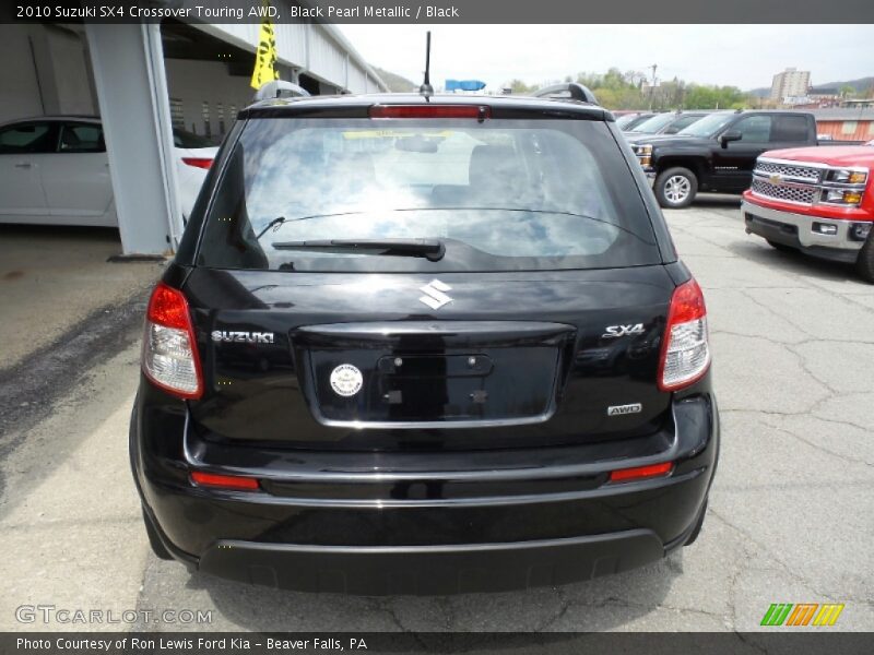 Black Pearl Metallic / Black 2010 Suzuki SX4 Crossover Touring AWD