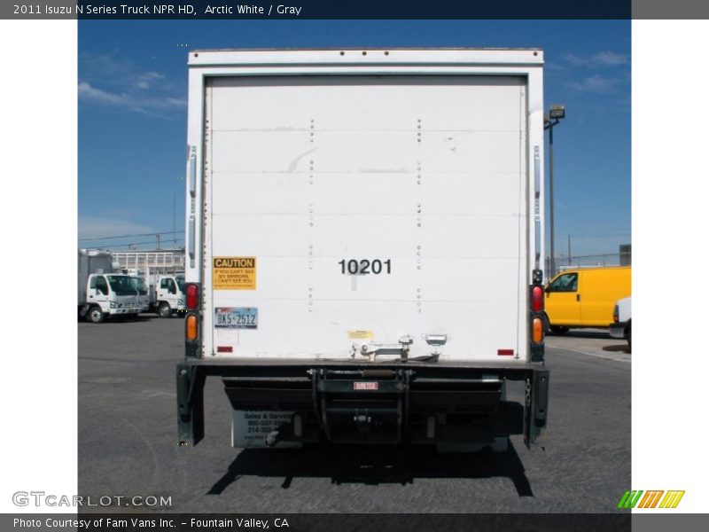 Arctic White / Gray 2011 Isuzu N Series Truck NPR HD