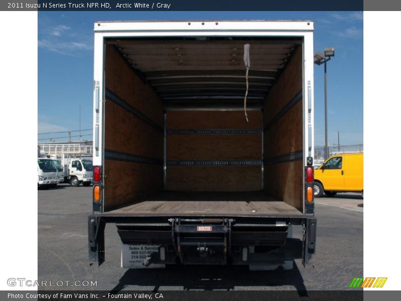 Arctic White / Gray 2011 Isuzu N Series Truck NPR HD