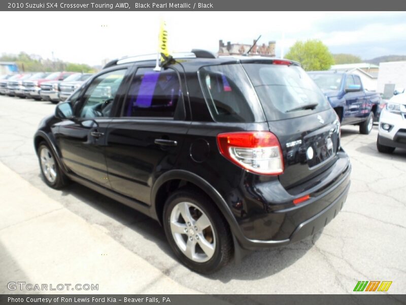 Black Pearl Metallic / Black 2010 Suzuki SX4 Crossover Touring AWD