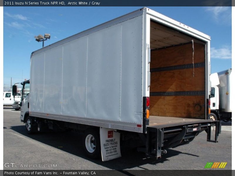 Arctic White / Gray 2011 Isuzu N Series Truck NPR HD