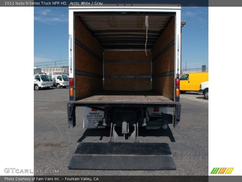 Arctic White / Gray 2011 Isuzu N Series Truck NPR HD