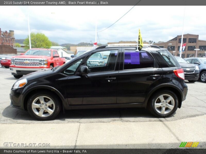 Black Pearl Metallic / Black 2010 Suzuki SX4 Crossover Touring AWD