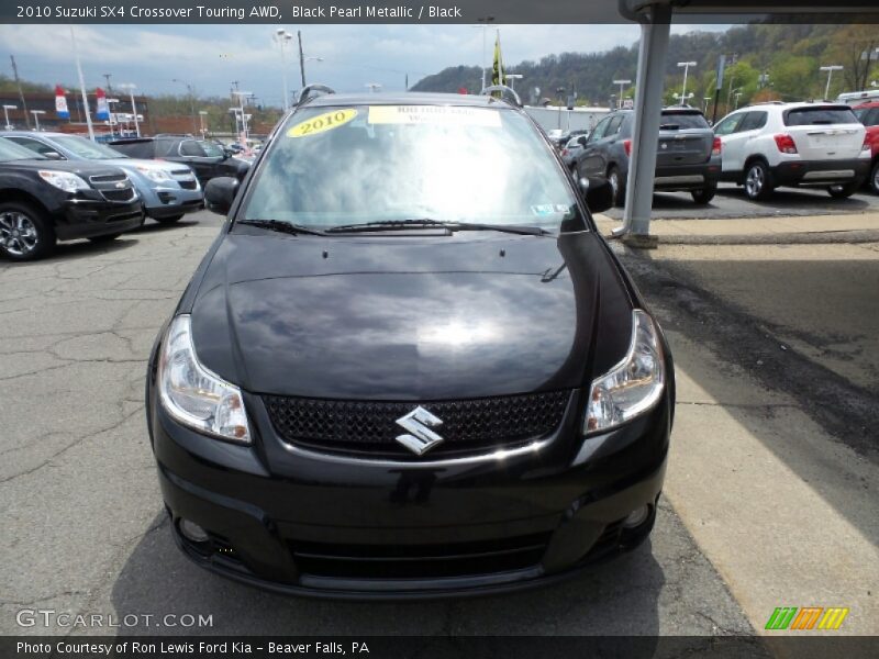 Black Pearl Metallic / Black 2010 Suzuki SX4 Crossover Touring AWD