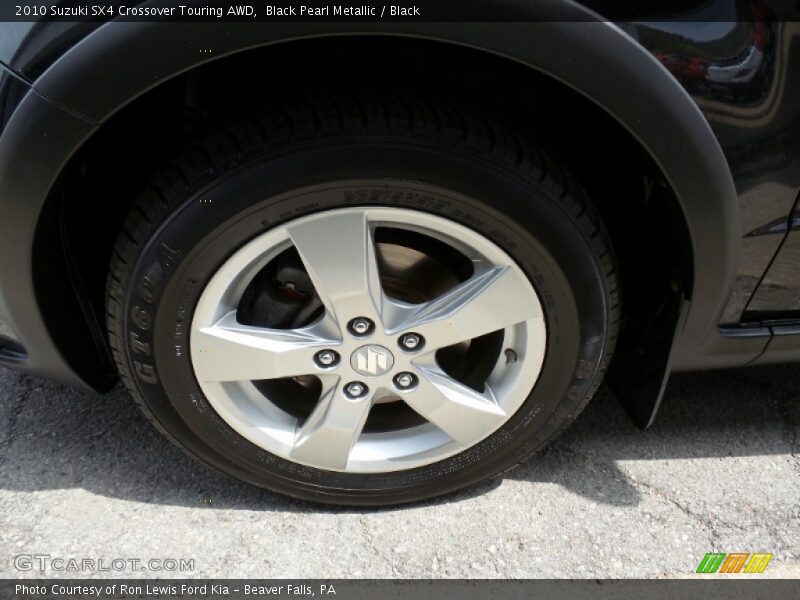 Black Pearl Metallic / Black 2010 Suzuki SX4 Crossover Touring AWD