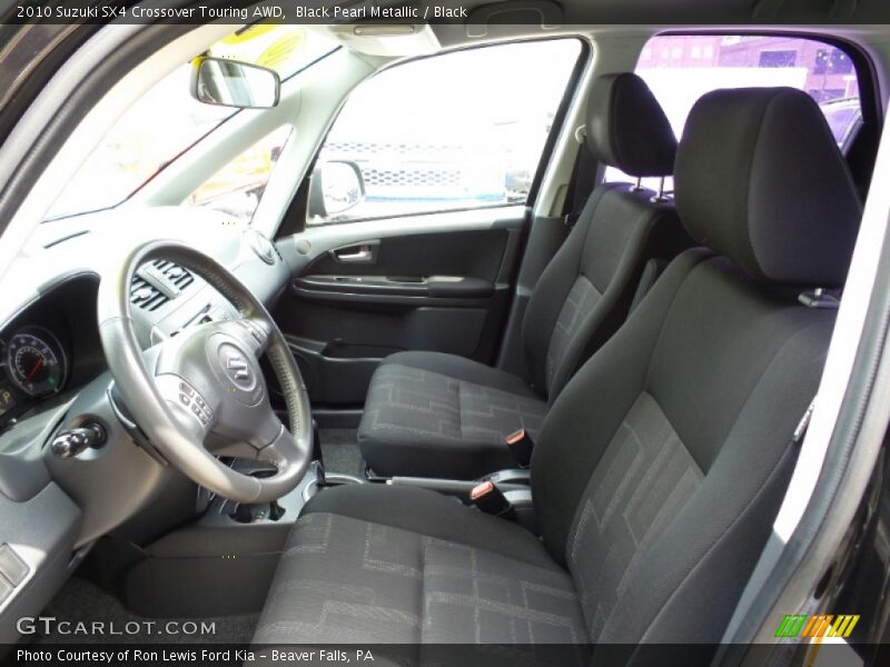 Black Pearl Metallic / Black 2010 Suzuki SX4 Crossover Touring AWD