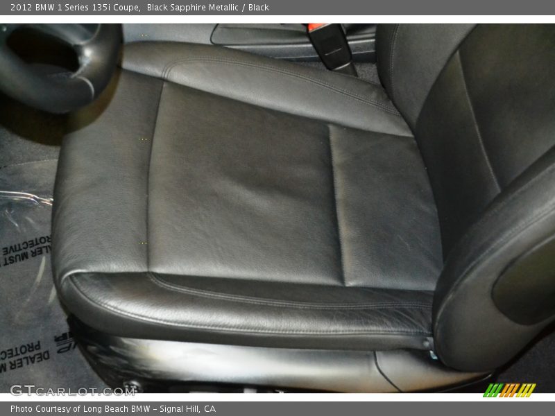 Black Sapphire Metallic / Black 2012 BMW 1 Series 135i Coupe