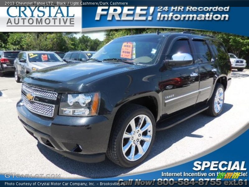 Black / Light Cashmere/Dark Cashmere 2013 Chevrolet Tahoe LTZ