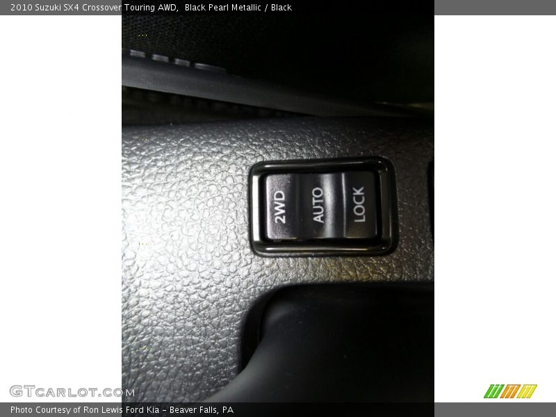 Black Pearl Metallic / Black 2010 Suzuki SX4 Crossover Touring AWD