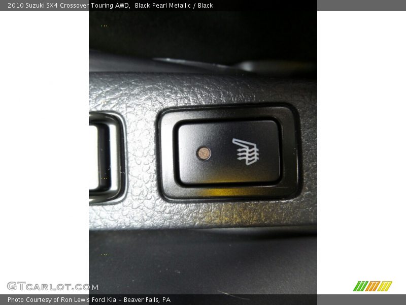 Black Pearl Metallic / Black 2010 Suzuki SX4 Crossover Touring AWD