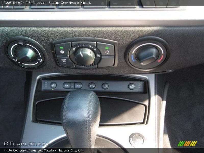 Sterling Grey Metallic / Black 2005 BMW Z4 2.5i Roadster