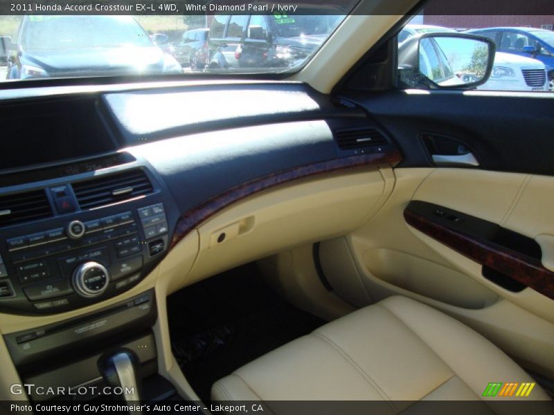 White Diamond Pearl / Ivory 2011 Honda Accord Crosstour EX-L 4WD