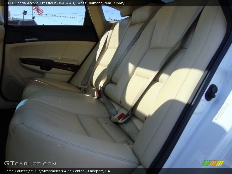 White Diamond Pearl / Ivory 2011 Honda Accord Crosstour EX-L 4WD