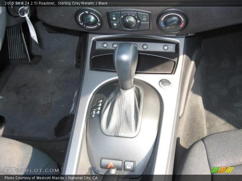 Sterling Grey Metallic / Black 2005 BMW Z4 2.5i Roadster