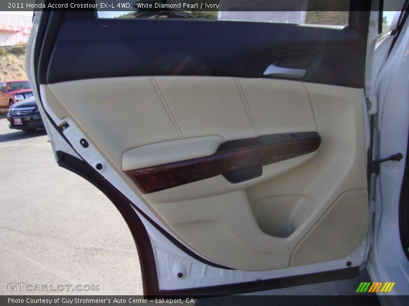 White Diamond Pearl / Ivory 2011 Honda Accord Crosstour EX-L 4WD