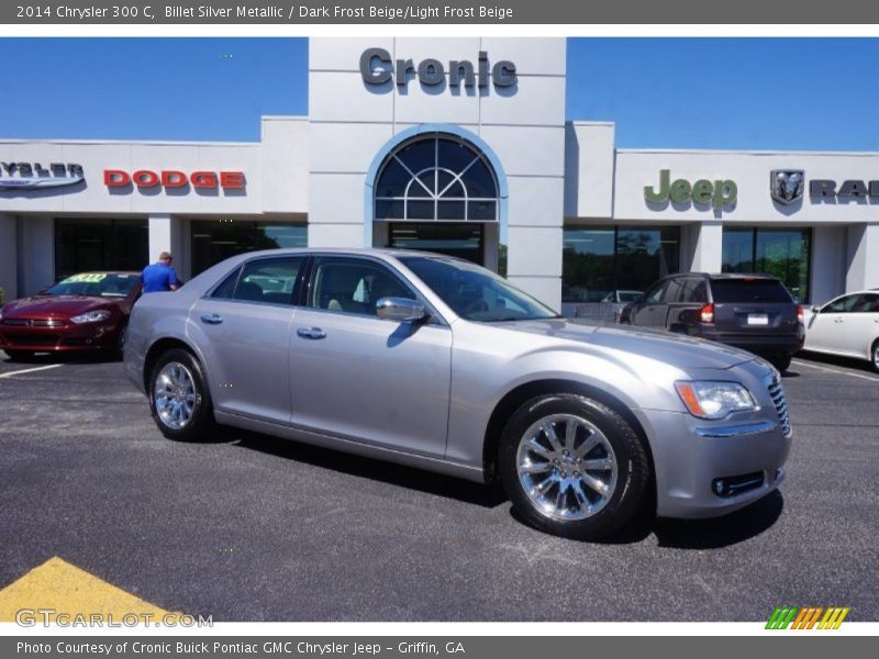 Billet Silver Metallic / Dark Frost Beige/Light Frost Beige 2014 Chrysler 300 C