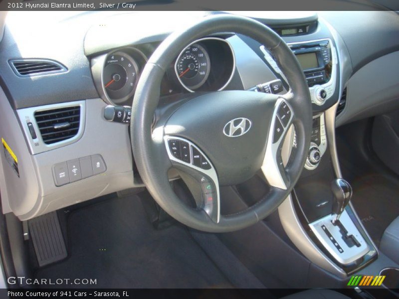 Silver / Gray 2012 Hyundai Elantra Limited