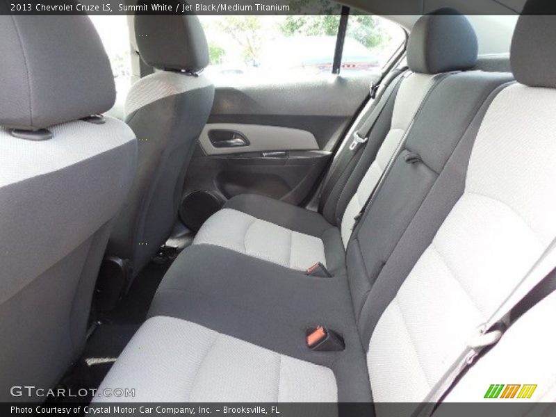 Summit White / Jet Black/Medium Titanium 2013 Chevrolet Cruze LS