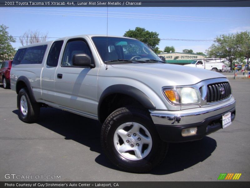 Lunar Mist Silver Metallic / Charcoal 2003 Toyota Tacoma V6 Xtracab 4x4