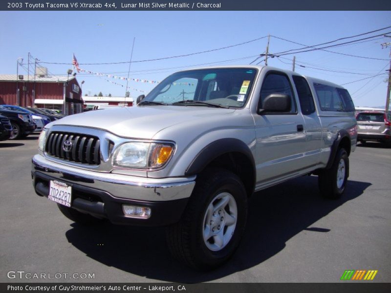 Lunar Mist Silver Metallic / Charcoal 2003 Toyota Tacoma V6 Xtracab 4x4