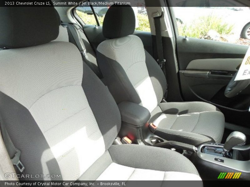 Summit White / Jet Black/Medium Titanium 2013 Chevrolet Cruze LS