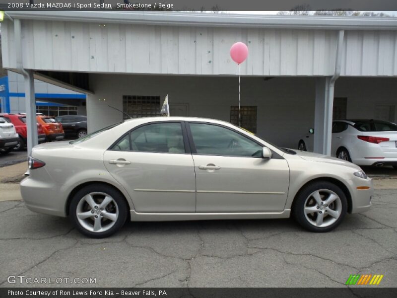 Smokestone / Beige 2008 Mazda MAZDA6 i Sport Sedan