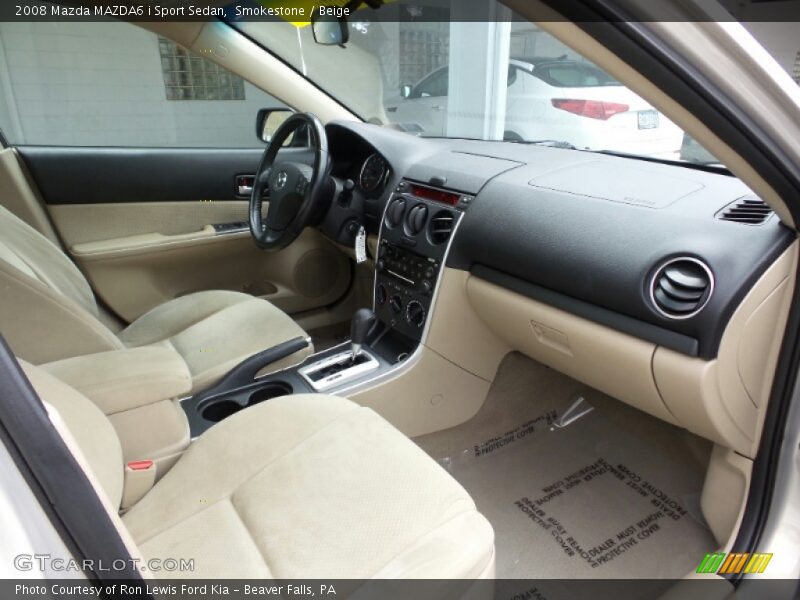 Smokestone / Beige 2008 Mazda MAZDA6 i Sport Sedan