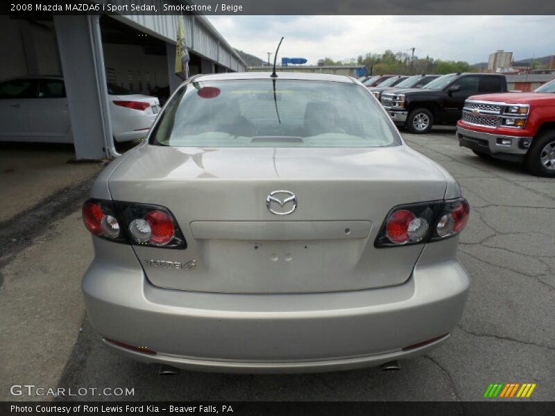 Smokestone / Beige 2008 Mazda MAZDA6 i Sport Sedan