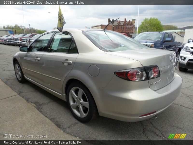 Smokestone / Beige 2008 Mazda MAZDA6 i Sport Sedan