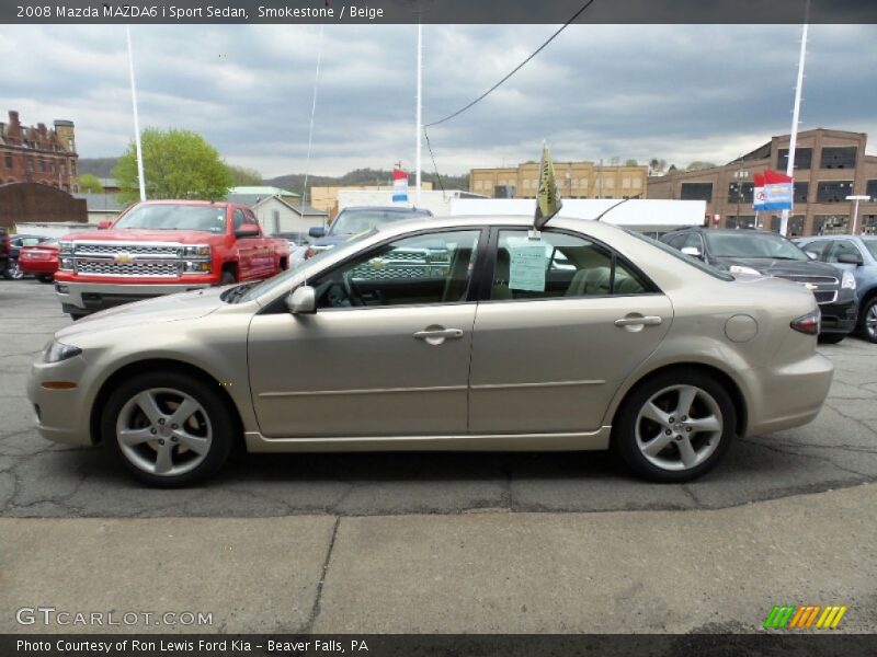 Smokestone / Beige 2008 Mazda MAZDA6 i Sport Sedan