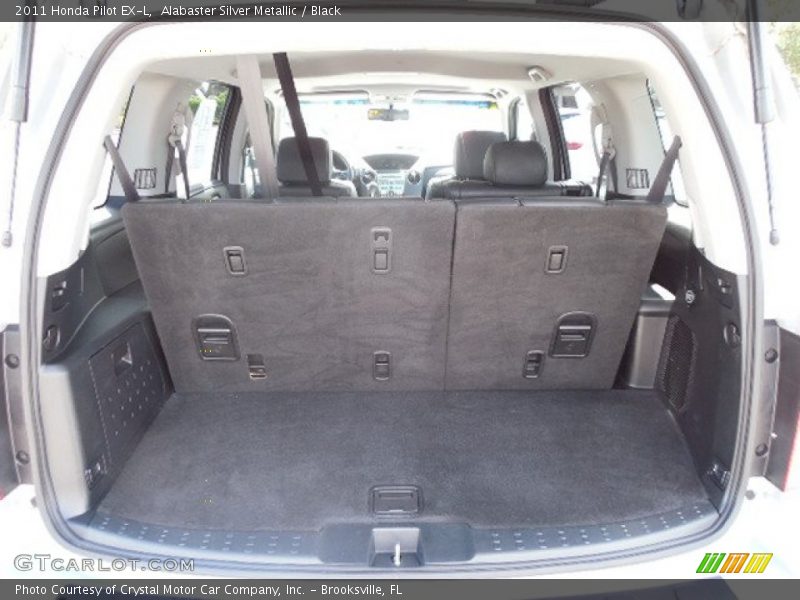 Alabaster Silver Metallic / Black 2011 Honda Pilot EX-L