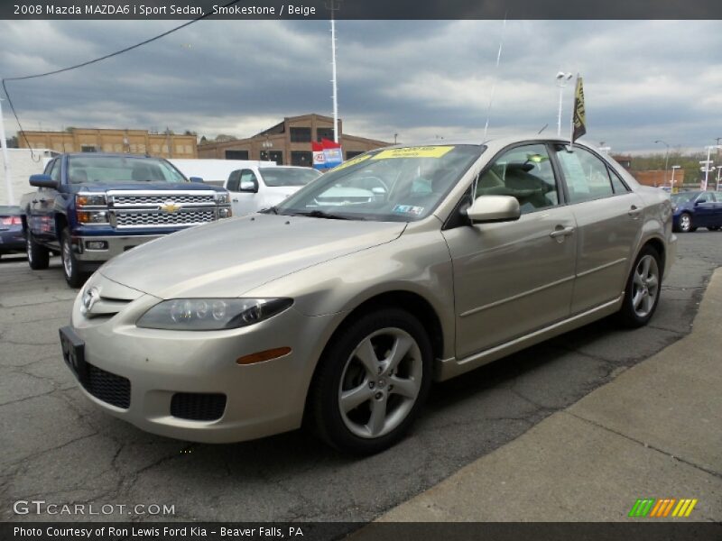 Smokestone / Beige 2008 Mazda MAZDA6 i Sport Sedan
