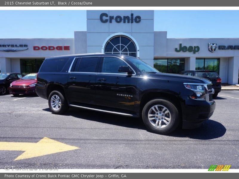 Black / Cocoa/Dune 2015 Chevrolet Suburban LT