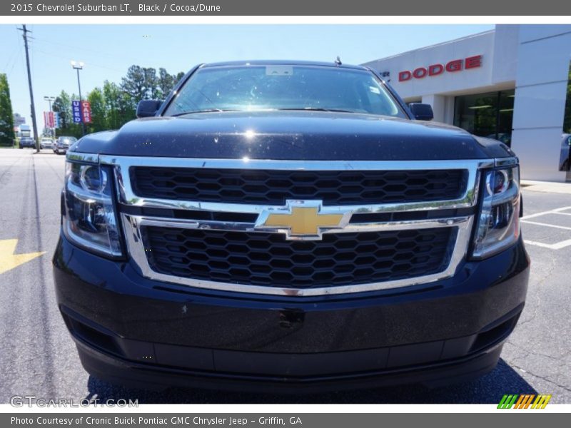 Black / Cocoa/Dune 2015 Chevrolet Suburban LT