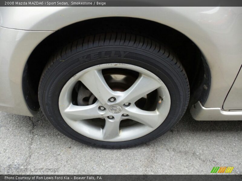 Smokestone / Beige 2008 Mazda MAZDA6 i Sport Sedan