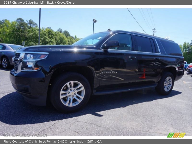Black / Cocoa/Dune 2015 Chevrolet Suburban LT