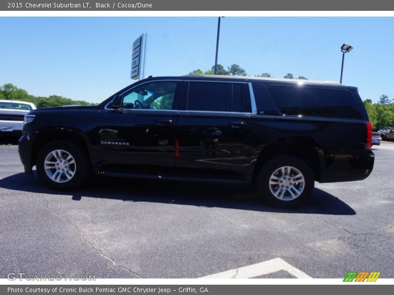 Black / Cocoa/Dune 2015 Chevrolet Suburban LT