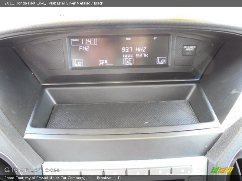 Alabaster Silver Metallic / Black 2011 Honda Pilot EX-L
