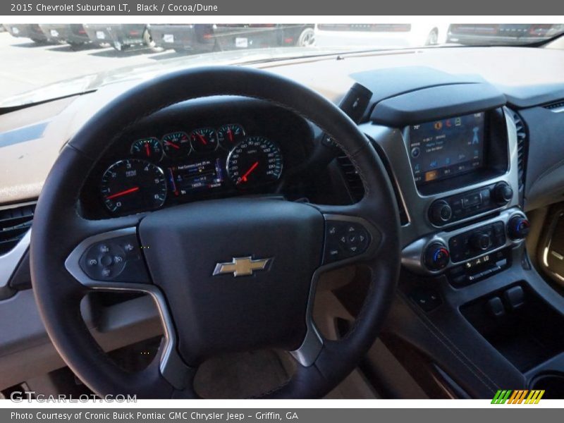 Black / Cocoa/Dune 2015 Chevrolet Suburban LT