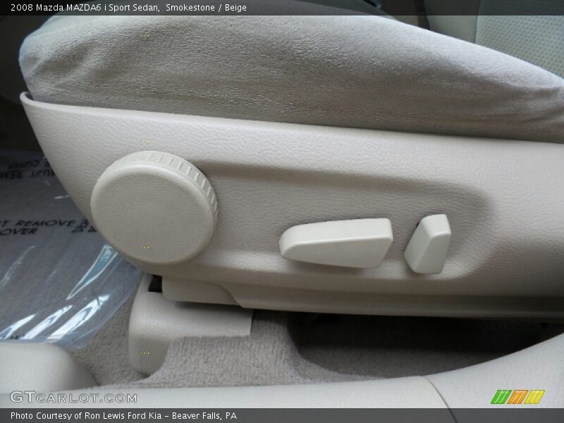 Smokestone / Beige 2008 Mazda MAZDA6 i Sport Sedan