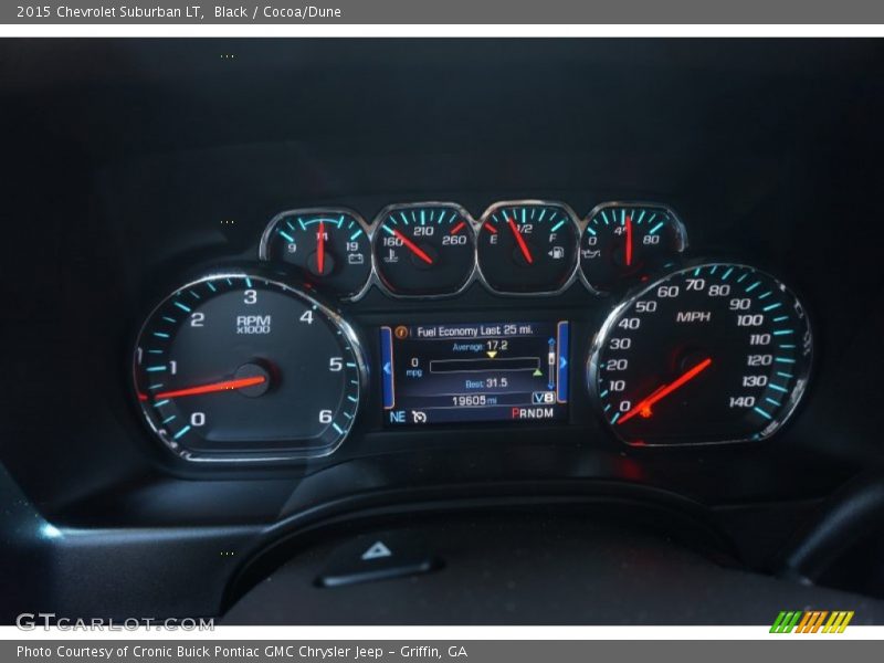 Black / Cocoa/Dune 2015 Chevrolet Suburban LT